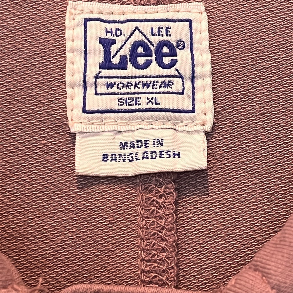 Lee Jacket Dusty Rose Size XL Quality Utility Durable Work Wear Warm Spring EUC - Picture 2 of 7